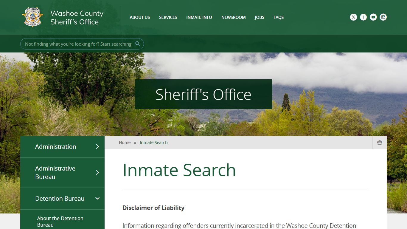 Inmate Search