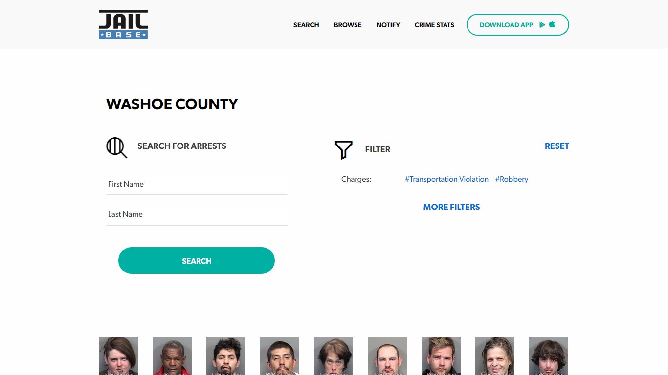 Washoe County Jail Inmate Search and Mugshots | JailBase